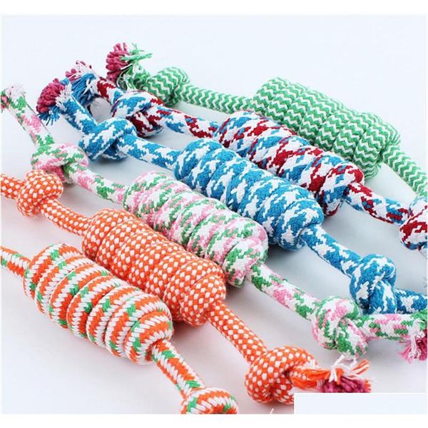 

new pet cotton rope dog plush teeth toys pet molar and clean teeth toy q86yy