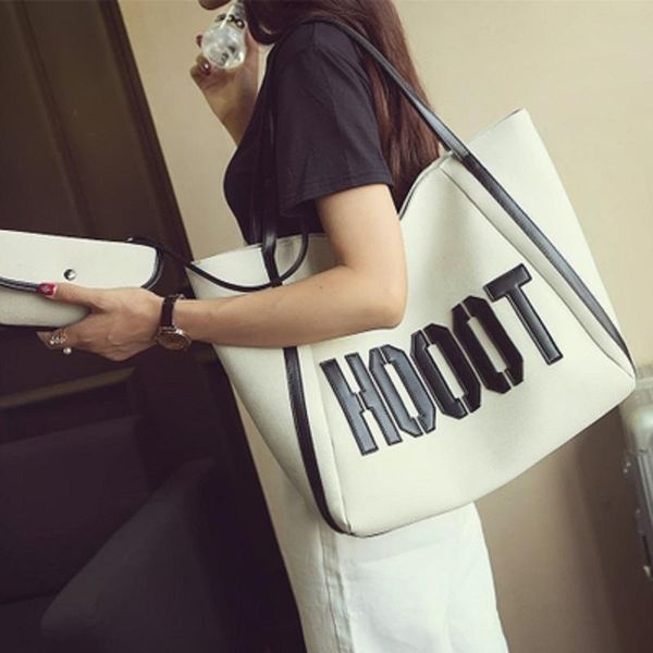 

2020 new korean fashion trend canvas big bag wild large capacity shoulder bag