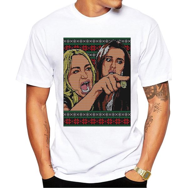 

teehub woman yelling at cat meme ugly christmas sweater printed short sleeve comics tees sport hooded sweatshirt hoodie t shirt