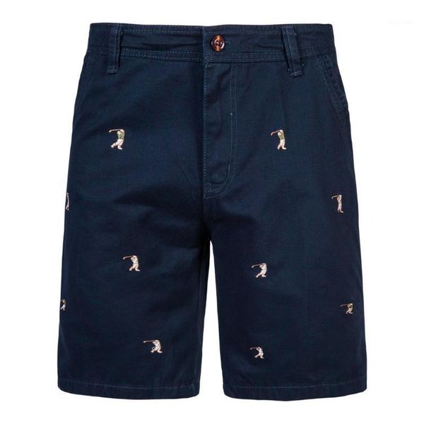 

mens shorts character embroidery casual shorts male fashion wild loose five-point pants summer new arrival1, White;black