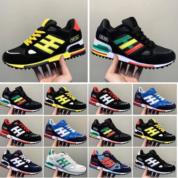 

2020 new editex originals zx750 sneakers zx 750 for men women platform athletic fashion casual mens shoes chaussures 36-45 m56 er3z, Black