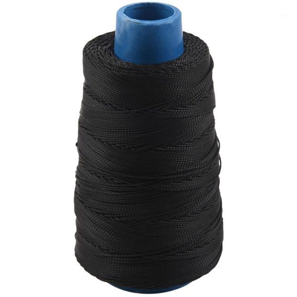 

400m 80lbs nylon twisted bowstring thread fishing string sewing cord kite line, white1, Black