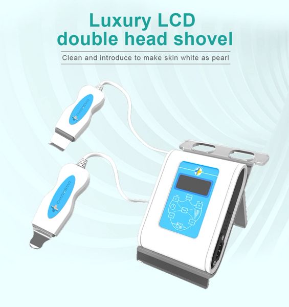 

ultrasonic face deep cleaning massage skin scrubber facial cleaner peeling remove dirt blackhead spots salon device