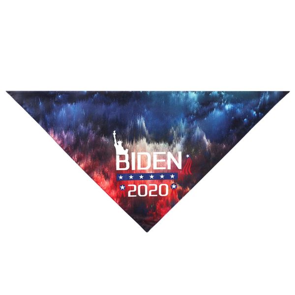 

байден 2020 собака бандана двухслойный bib шарф для pet cat щенка щенок кошка маленький средний большой стрижка собак продукты bbysww yh_pac, Black