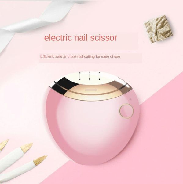 

electric nail clipper trim nail polisher automatic mini portable child elderly gift praise1