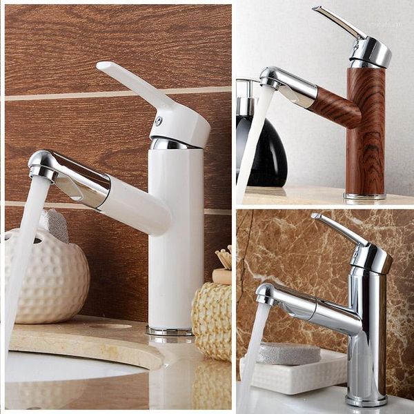 

bathroom sink faucets design brass pull out basin faucet and cold water mixer deck mounted single handle tap 25011