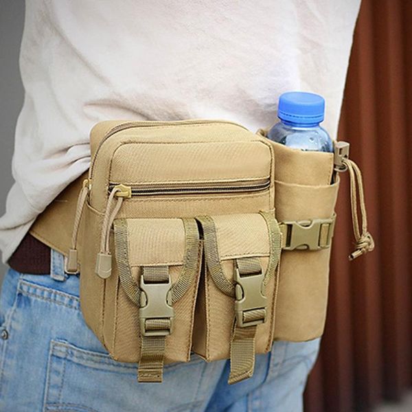 

outdoor waist pack fanny pack waist bag with water bottle holder