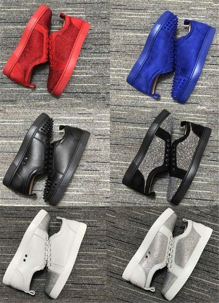 

red black studded roller platform bottoms leather casual shoes women men spikes low fashion high lovers trainers sport sneakers v1