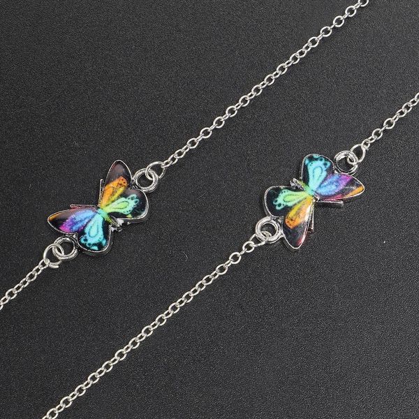 

fashion cute animal colorful butterfly silver color sunglasses chain glasses cord metal eyeglasses chain accessories h jllwqj