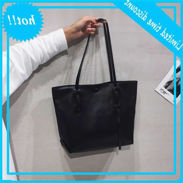 

large capacity simple effects colour shoulder bag brain and winter bags for women 2021 new fashion pu leather women's handbag