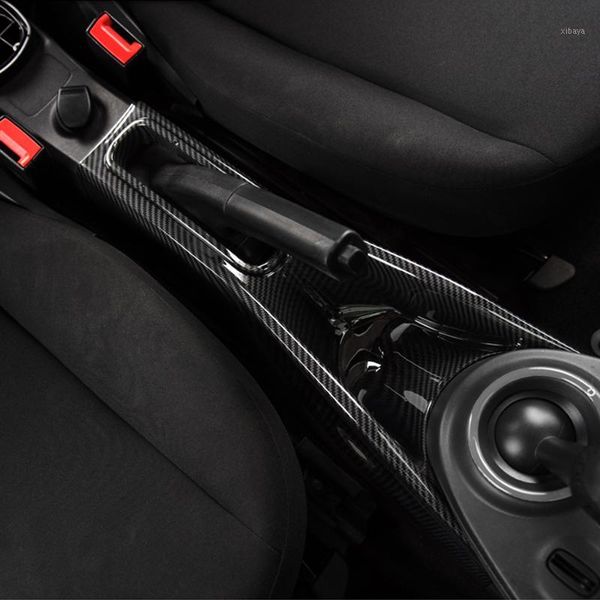 

car strage box gear shift panel decortaion cover for smart 453 fortwo forfour interior styling modification accessories1