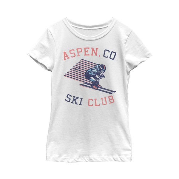 

lost gods aspen ski club girls graphic t shirt tee shirt sport hooded sweatshirt hoodie