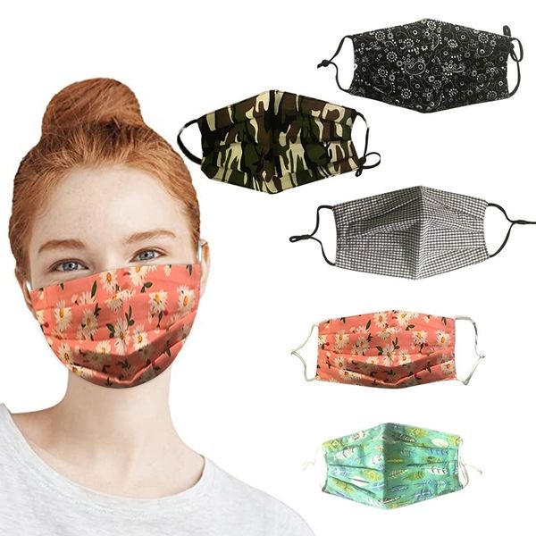 

breathable face cotton masks mascarilla reutilizable mask washable cloth reusable with design