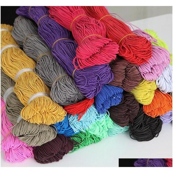 

1/0.8mm colorful high-quality round elastic band round elastic rope rubber band string cord elastic line diy sewing craft qylmzm bwkf