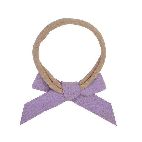 

16colors/lot children baby headbands headwear nylon elastic hair bows handmade boutique hairband turban headwear hair accessory q wmtzlp