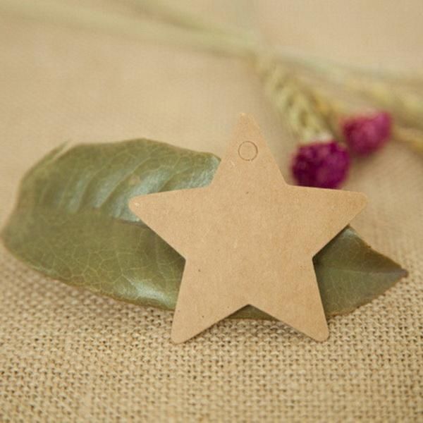 

50pcs diy kraft christmas tree shape hang tag christmas decoration paper cards gift tag party supplies wmtxwl