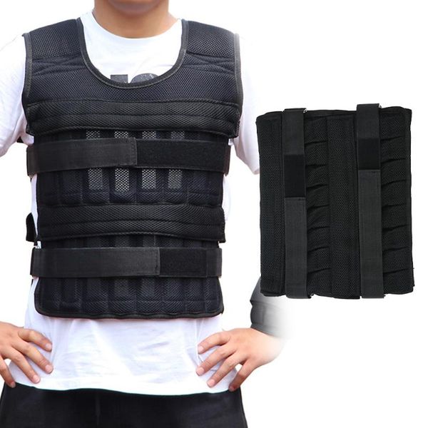 

accessories 15kg/35kg loading weighted vest adjustable waistcoat jacket sand clothing exercise boxing training workout fitness equipment