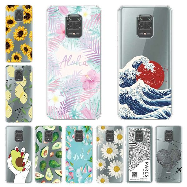 

bgrftpu soft cover of redmi note 9, back cover of mobile phone redmi note 9 pro, shockproof shell, blackswza