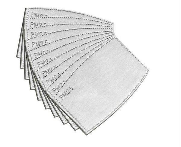 

replaceable haze pm2.5 dhl for anti mouth mask filter-slice 5 layers non-woven activated carbon filter face masks gasket