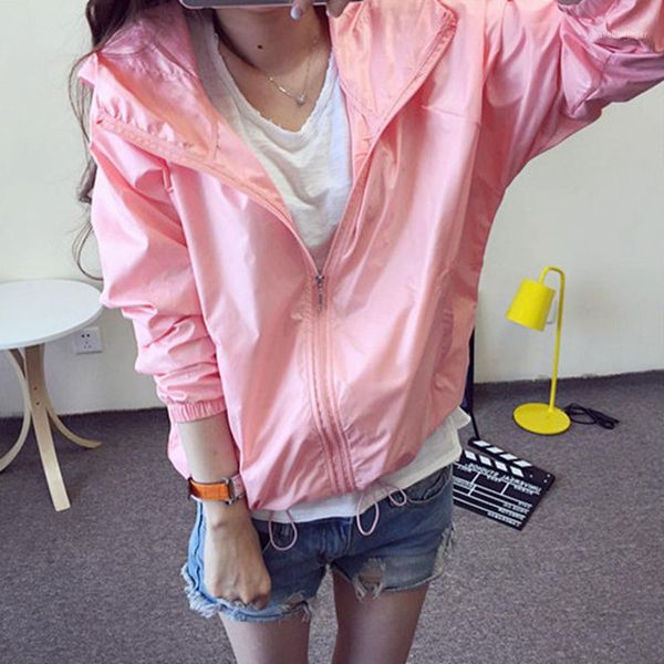 

hooded jackets women print new women's basic jacket fashion windbreaker outwear female coat1, Black;brown