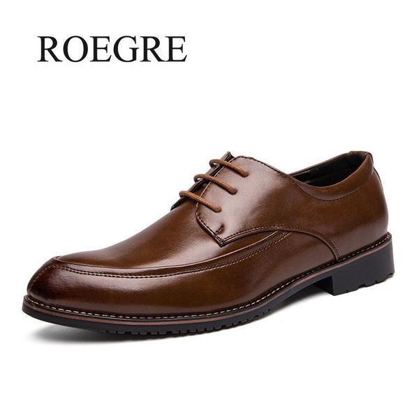 

2020 new men brogue fashion oxford dress shoes male well-dressed gentleman handcrafted footwear for modern men plus size 38-46, Black