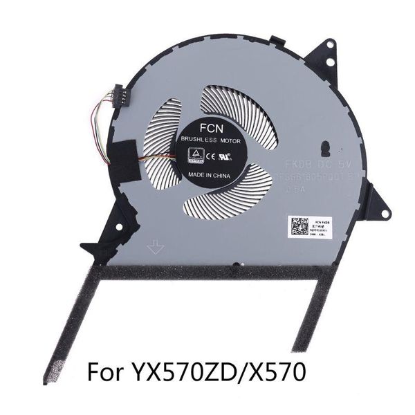

lapnotebook cpu cooling fan cooler radiator replacement for yx570zd/x570 accessories efficient heat dissipation low x6ha