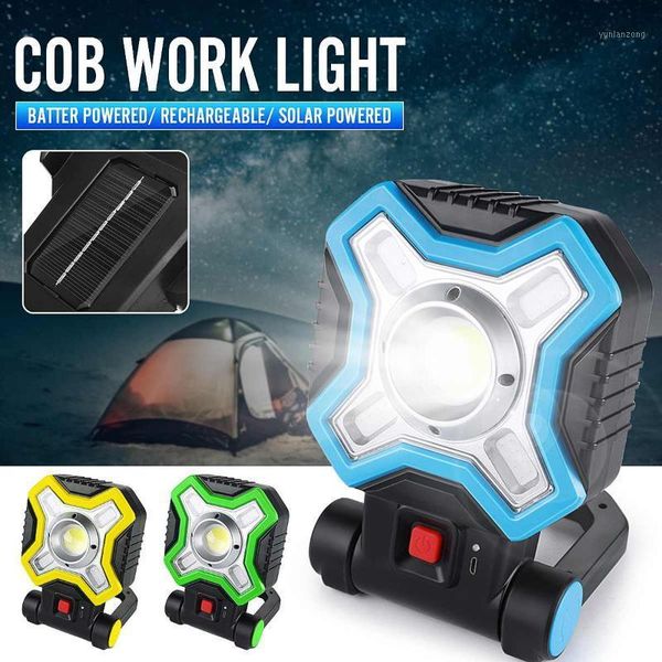 

portable lanterns 400w cob led spotlight 55000lm super bright work light rechargeable for outdoor camping lampe1