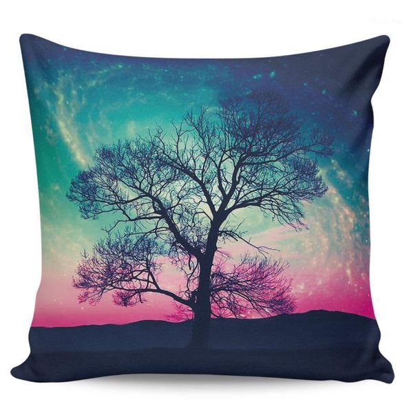 

colorful starry sky trees pillowcases long pillow case pillow sack pillowslip bedding multi-size cover1
