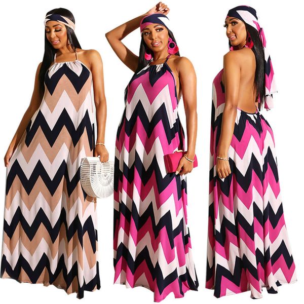 

women's large sling drs 2020 summer long skirt, Black;gray