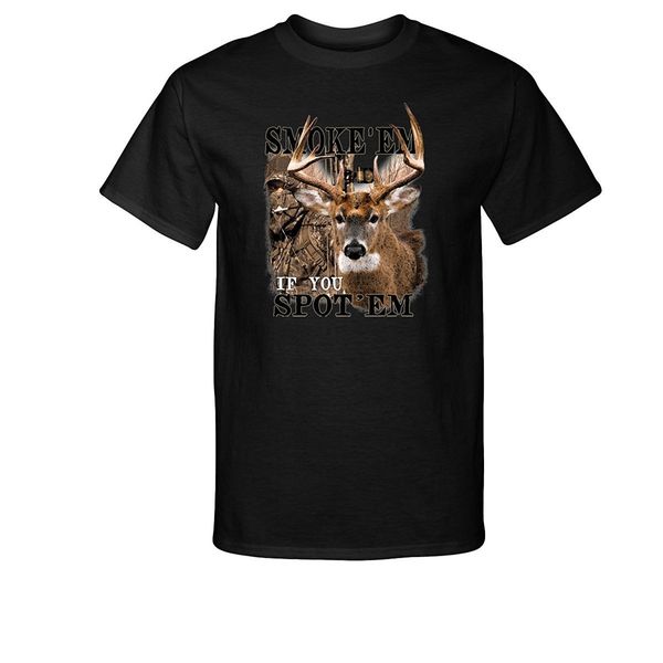 

fashion tee shirt fashion smoke em if you spot em dear huntings shooting t-shirt sport hooded sweatshirt hoodie