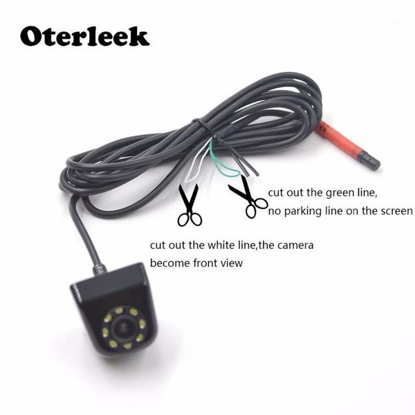 

8led light night vision waterproof cam auto vehicle automobile car front view camera mini car rear view camera1