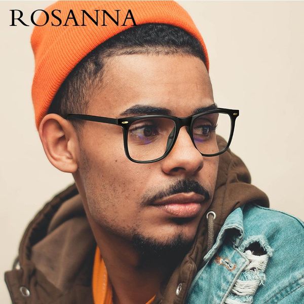 

ROSANNA 2021 New Digital TR90 Clear Frame Unisex Lens Eyewear Frame, White;black