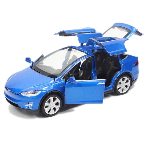 

сплав игрушка new1: 32 metal tesla diecast model 2020 x транспортные средства для автомобилей с оттяните проблесковый музыкальные для детски