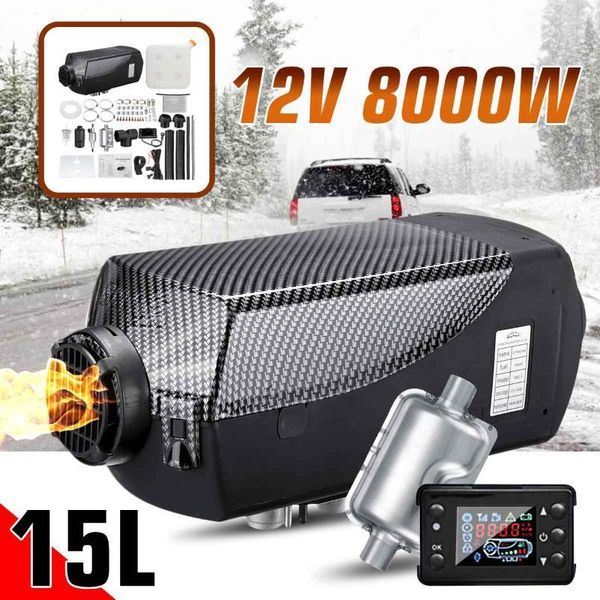 

car heater 8kw 12v air diesels heater parking with 15l tank +lcd switch + for trucks trailer motorhomes boats bus1