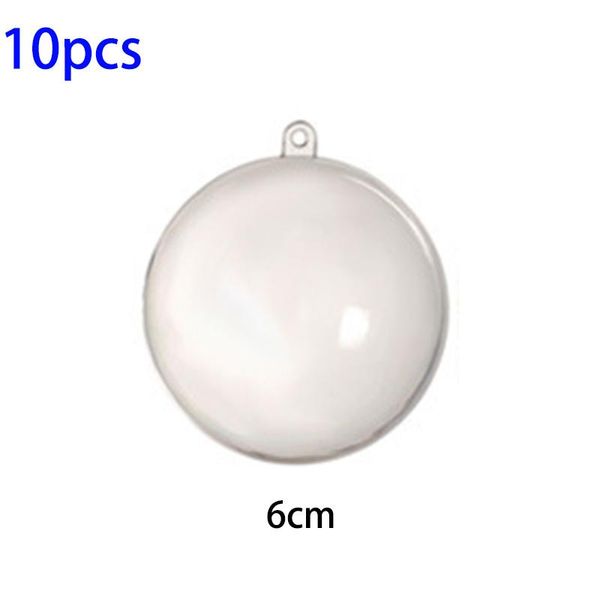 

plastic ball baubles transparent fillable christmas ornament decor accessoraies