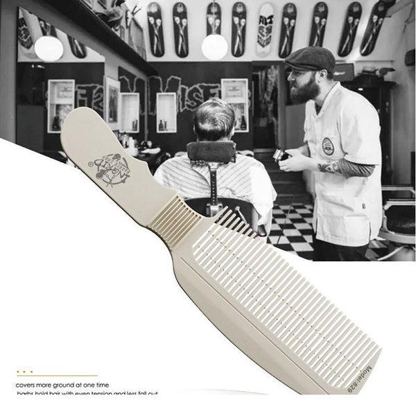 

anti-static hair cutting comb hairdressing comb detangle straight hairbrush d2ta anti-sta wmtkco, Silver