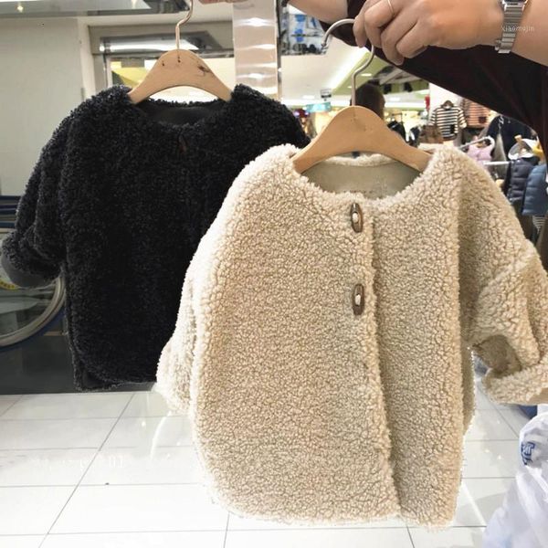 

2 3 4 5 6 years toddler kids jackets lambswool thicken girls coat boys clothing child outwear autumn winter 20201, Blue;gray