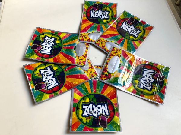 

nerdz candy bags rainbow 3.5g mylar bags local empty bag edibles packaging wmtwmq comb2010
