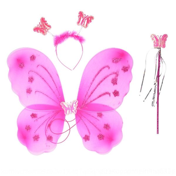

mchmh children's day performance costume prop wings stick performance dressing hairband props fairy stick butterfly angel fairy single