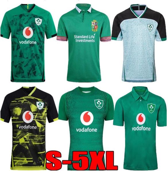 

20 2021 ireland home away rugby jerseys 19 world cup national team ireland rugby shirts 18 19 20 retro league jersey s-5xl, Black;yellow