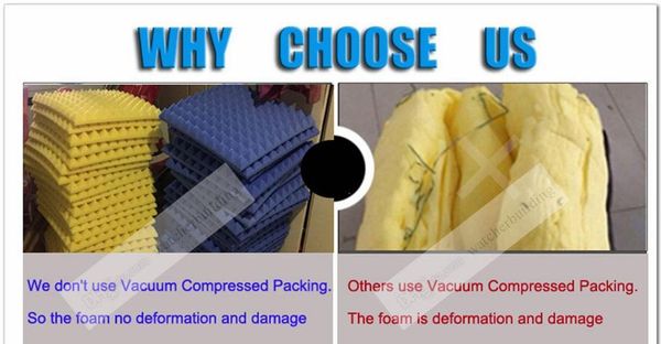 

big size 50x50cm thickness 5cm acoustic panels soundproofing studio foam treatment sound proofing excellent s sqcsqk wphome