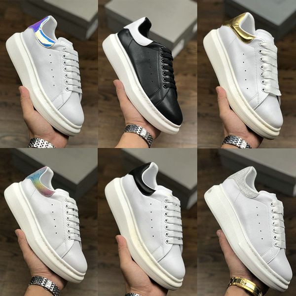 

white reflective men women platform shoes rainbow black suede leather velvet ace flat men womens vintage casual sneakers plate-forme 36-44