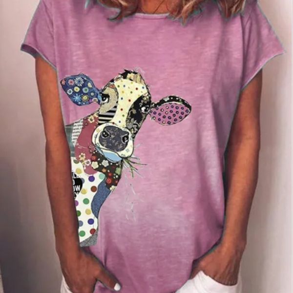 

2020 coat summer new printed loose short-sleeved 2020 coat t-shirt women's summer new printed loose short-sleeved t-shirt women's, White