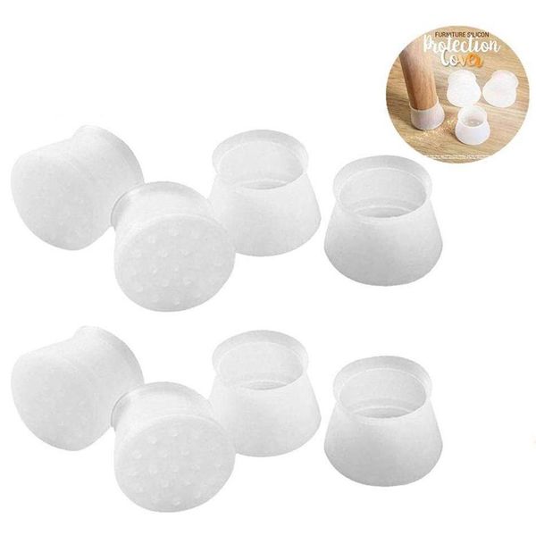 

furniture sil protection cover - chair leg caps sile floor protector round furniture table feet cover, anti- qylkvm ppshop01
