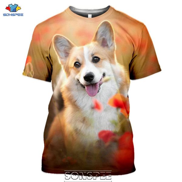 

animal corgi cute dog mens 3d print shirts hentai anime horror men clothing