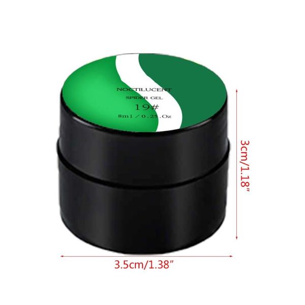 

nail gel glow in the dark polish neon soak off uv effect na q1qd, Red;pink