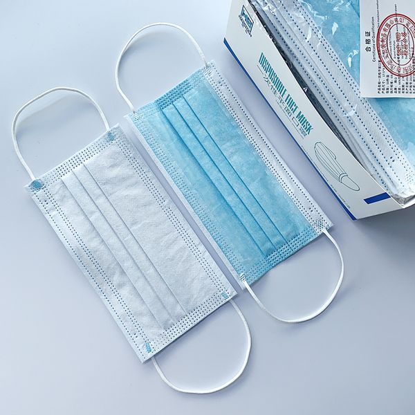 

3 fast dispatch iso in ply stock non recycle mak mascarillas face masks mask