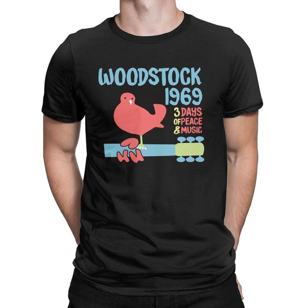 

novelty woodstock 1969 for round neck 50th anniversary short sleeve gift clothes sport hooded sweatshirt hoodie men t shirt