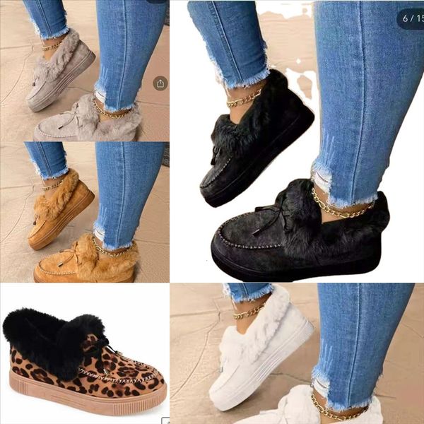 

lsjqt home household mop men thick-soled winter warm anti-skid home indoor snow boots cotton plus velvet mop cotton yarn wool, Black