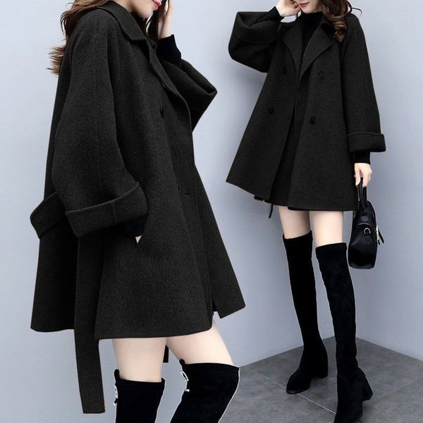 

autumn and winter 2020 new small fragrant style two piece en wool wool coat fashion short skirt woolen skirt suit women fashion o8e10, Gray